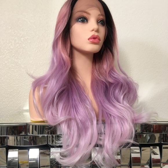 24 inch long Balayage wig lace front ombré - Picture 2 of 7